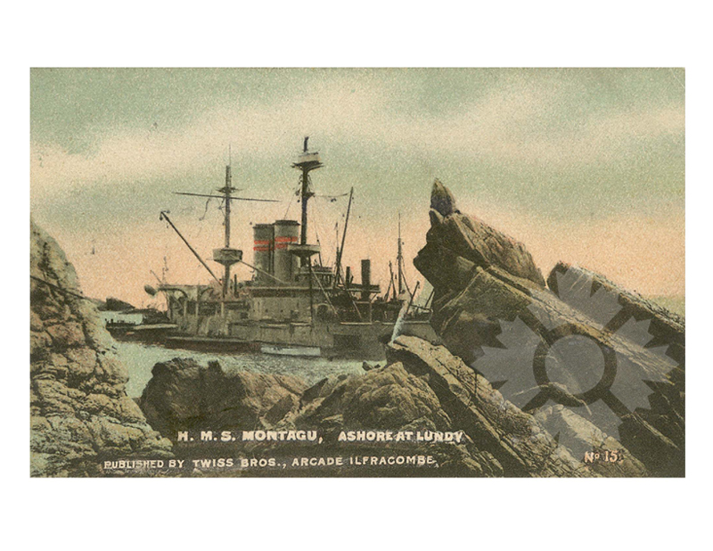Photo en couleur du navire Montagu (HMS) (1901-1906)