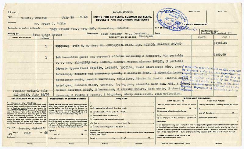 Vieux document jauni.