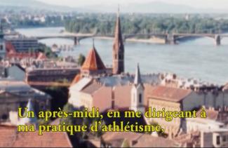 Magnifique paysage urbain avec une rivière en arrière-plan.