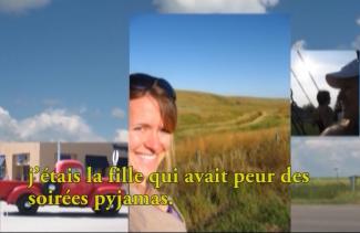 Collage d’images colorées montrant des voitures et des personnes.