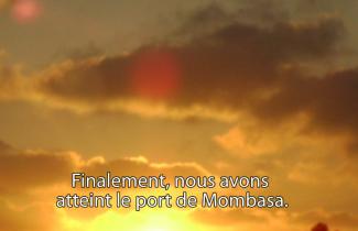 Coucher du soleil et belle formation de nuages.