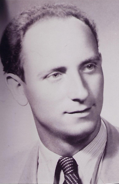 Portrait d’un jeune homme.