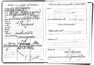 Passeport 3e et 4e pages avec détails.