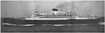 Vieille photographie du bateau Saturnia.