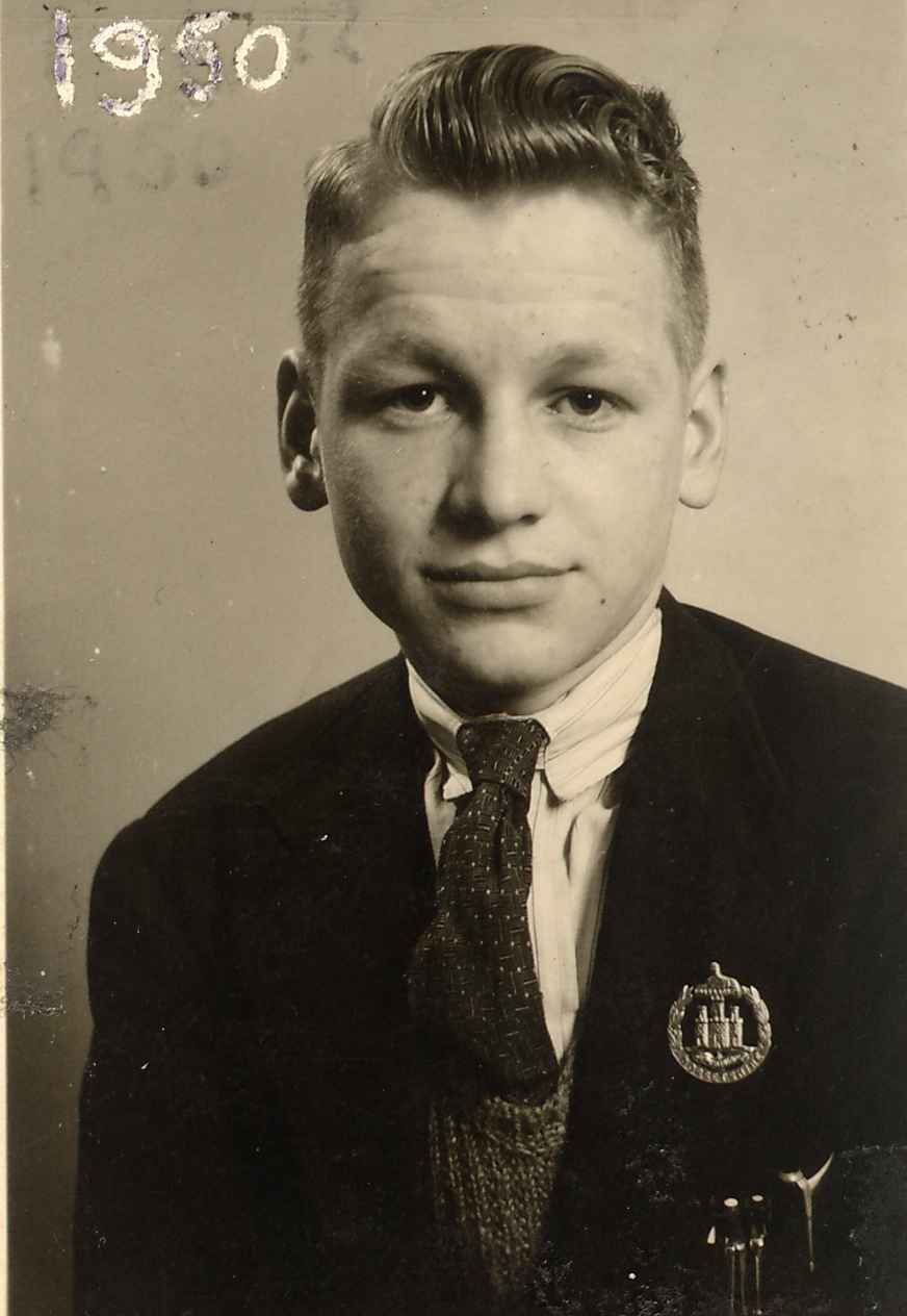 Portrait d'un jeune homme.