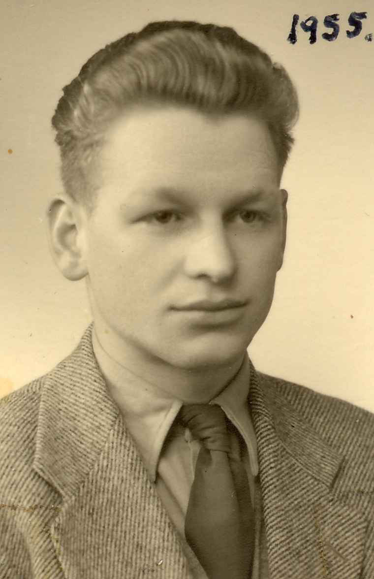 Portrait d'un jeune homme.