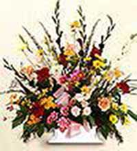 Bouquet floral coloré.