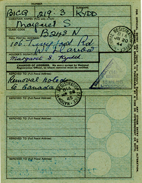 Carte d’identité.