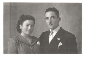Tête et épaules portrait de Giovanni et sa femme, Maria.