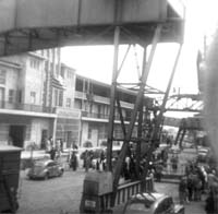 Jetée animée de Bremerhaven.