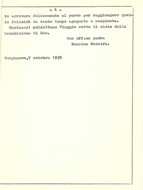 Page 4 du livre avec bordure noire et date de fin du contenu.