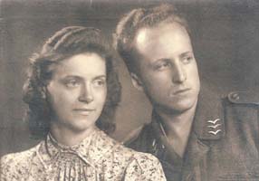 Portrait de Rudolf et Margot en jeune couple.